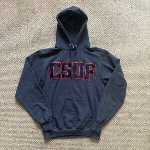 vintage y2k cal state university of fullerton champion hoodie small 2000s csuf